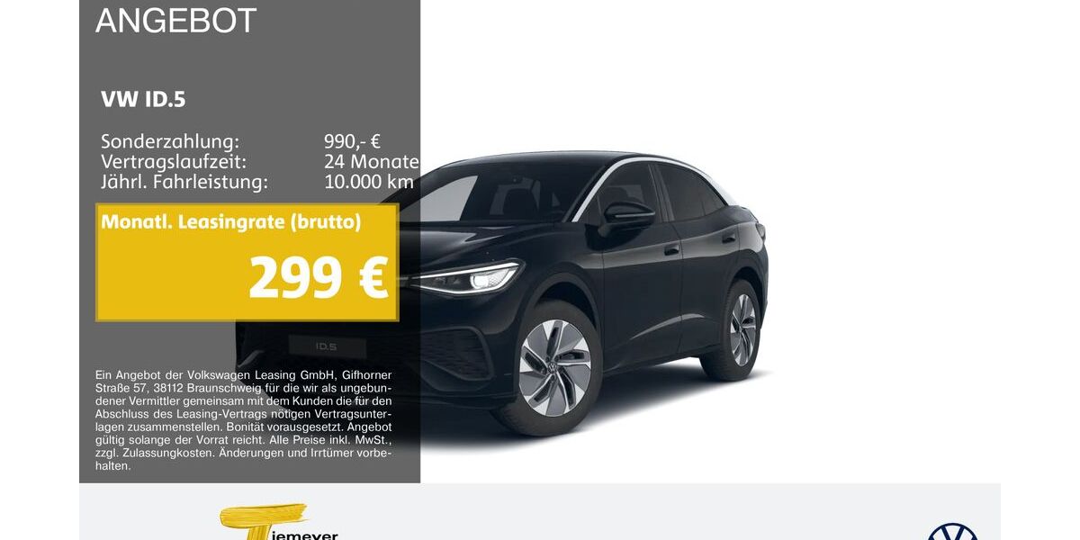 VW ID.5 6.521 km 31.860 &euro; Bochum 44892