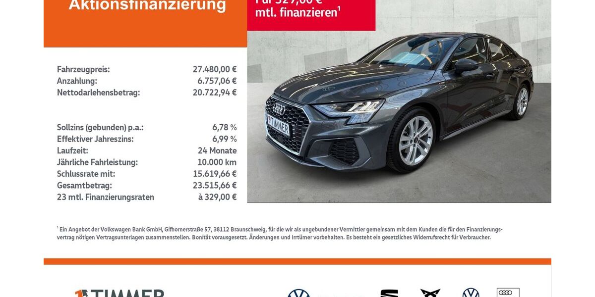 Audi A3 57.223 km 27.480 &euro; Dülmen 48249