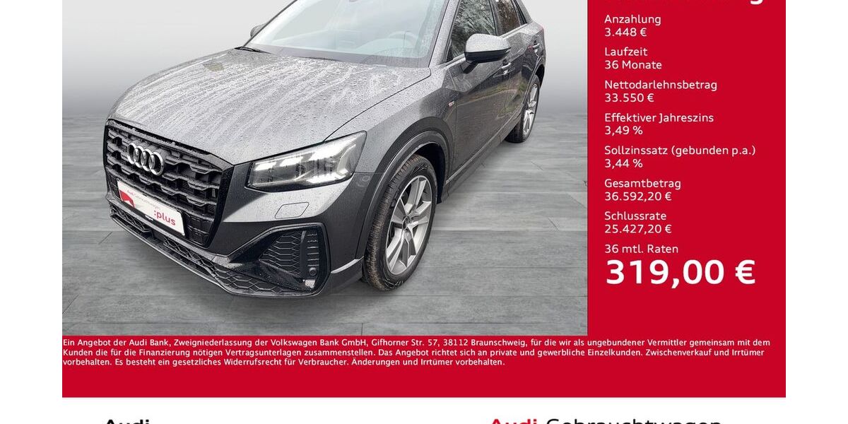 Audi Q2 9.315 km 36.277 &euro; Dortmund 44143