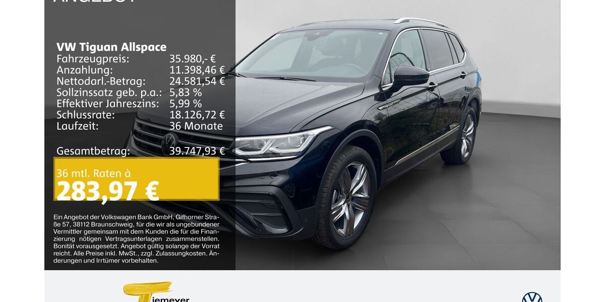 VW Tiguan Allspace 17.152 km 34.980 &euro; Recklinghausen 45663