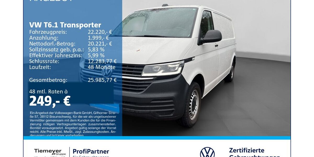 VW T6 Transporter 83.875 km 22.220 &euro; Recklinghausen 45663