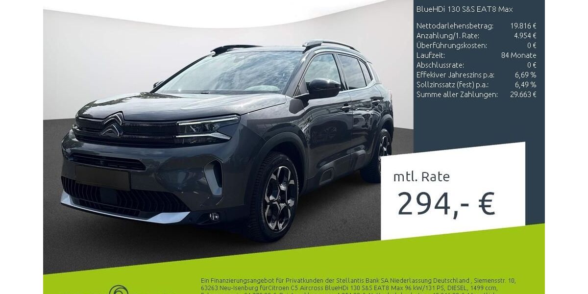 Citroen C5 Aircross 40.020 km 24.989 &euro; Dülmen 48249