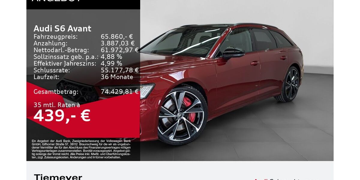 Audi S6 9.911 km 65.860 &euro; Bochum 44809