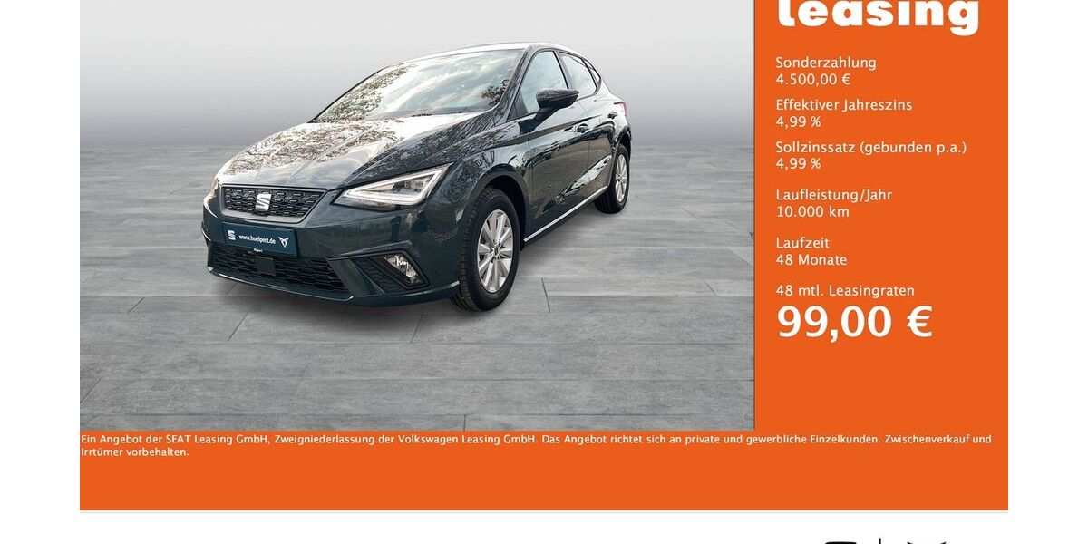 Seat Ibiza 1.990 km 22.544 &euro; Dortmund 44269