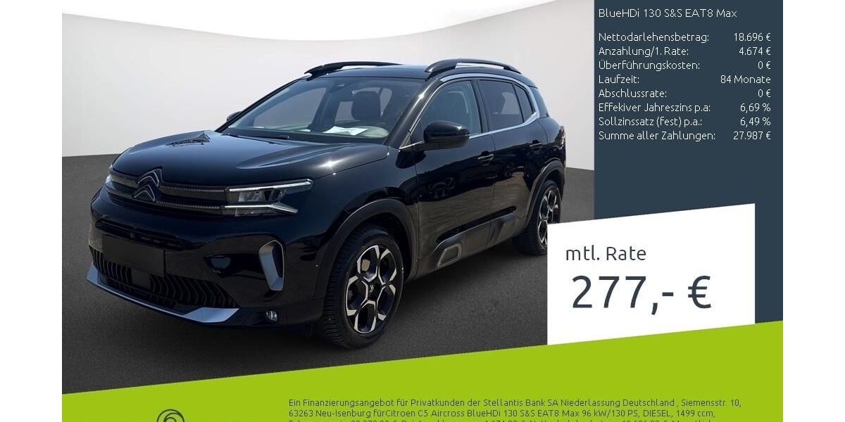 Citroen C5 Aircross 22.938 km 23.370 &euro; Dülmen 48249