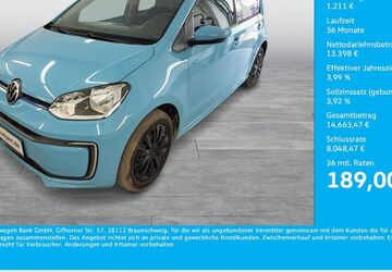 VW e-up! 60.398 km 14.396 &euro; Bergkamen 59192