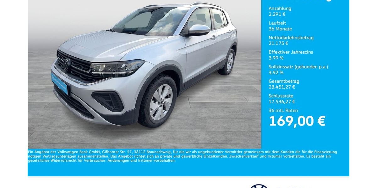 VW T-Cross 1.213 km 23.466 &euro; Bergkamen 59192