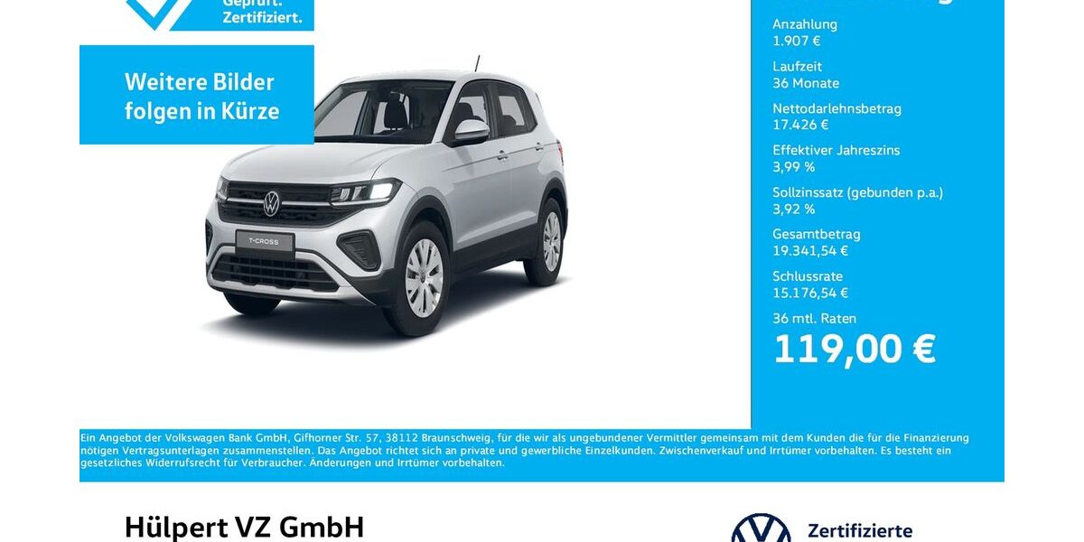 VW T-Cross 8.721 km 19.333 &euro; Dortmund 44379