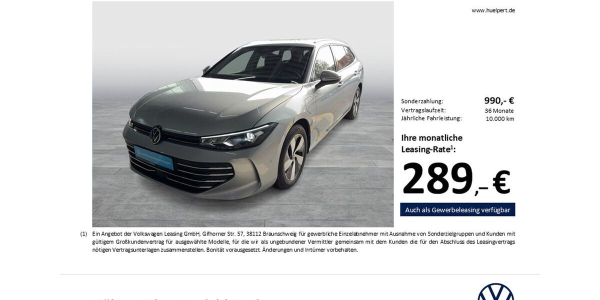 VW Passat Variant 14.185 km 36.898 &euro; Dortmund 44379