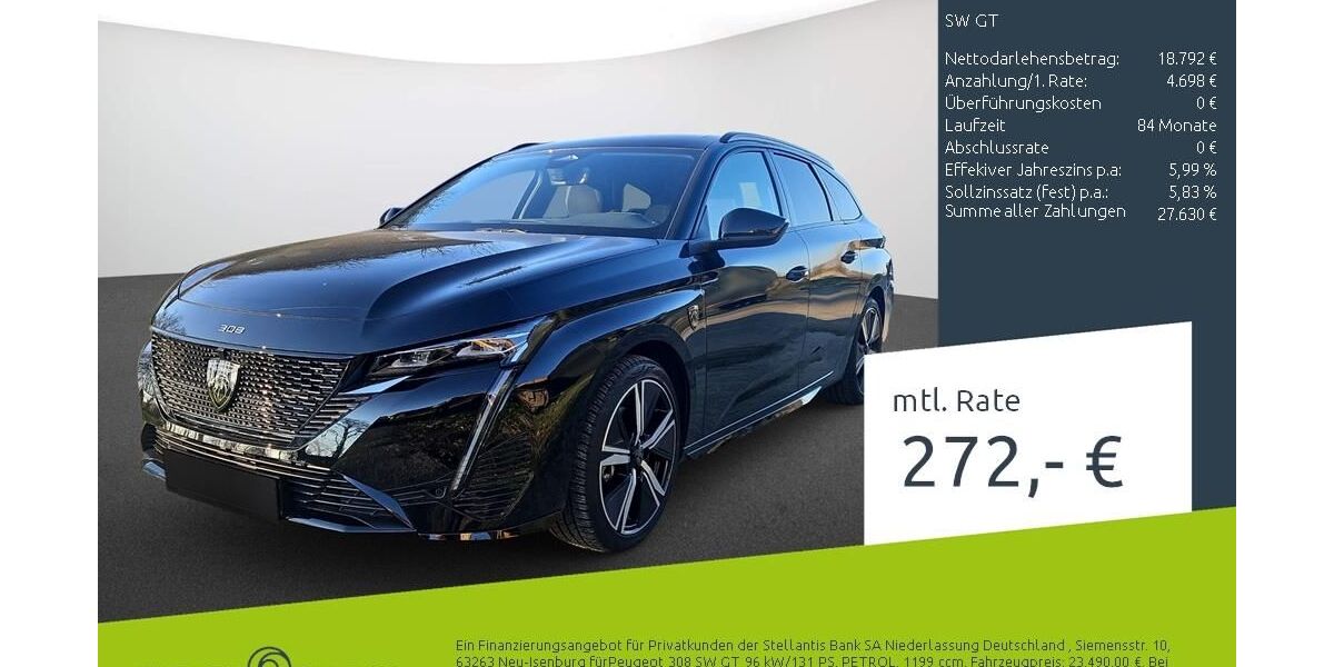 Peugeot 308 31.879 km 23.490 &euro; Dülmen 48249