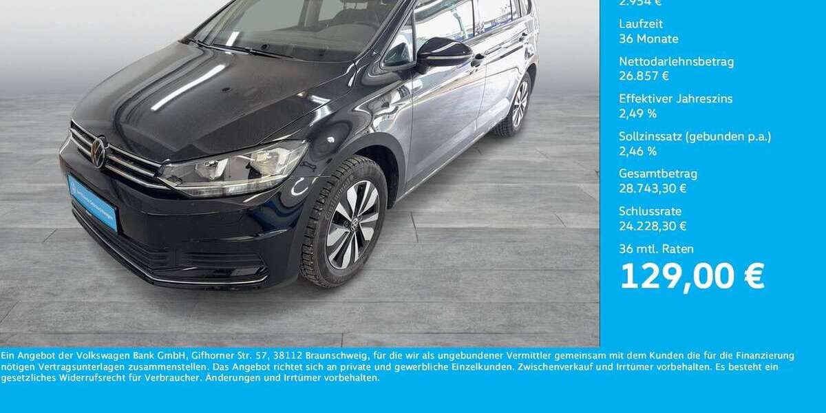 VW Touran 16.300 km 29.811 &euro; Dortmund 44141