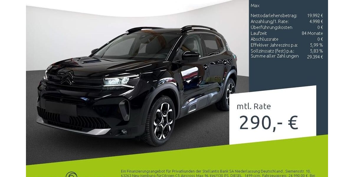 Citroen C5 Aircross 44.665 km 24.990 &euro; Dülmen 48249