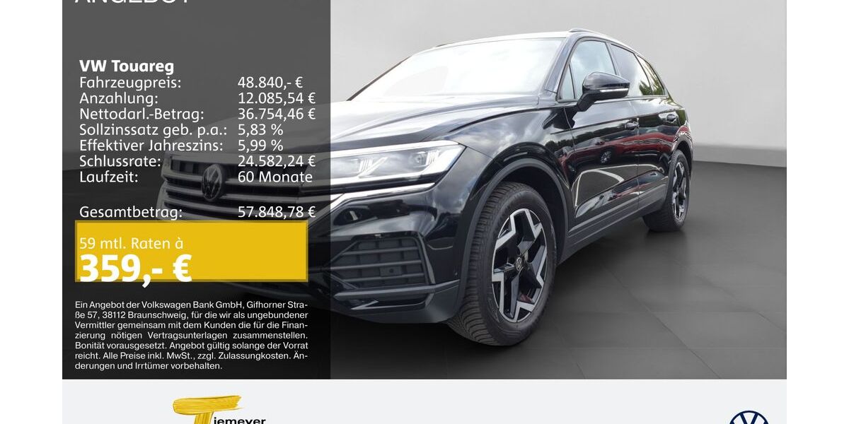 VW Touareg 59.228 km 47.480 &euro; Bochum 44892