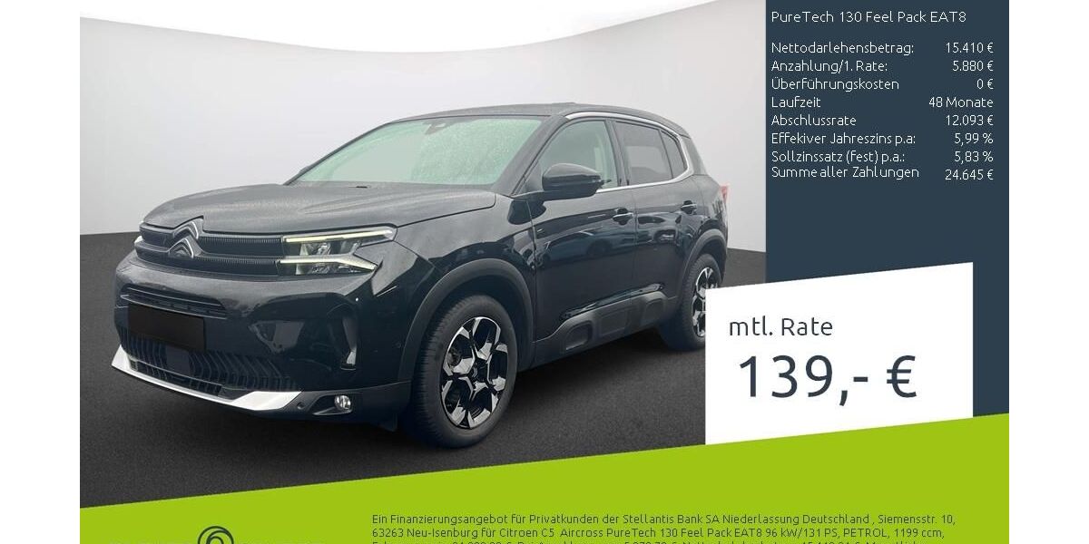 Citroen C5 Aircross 40.950 km 18.320 &euro; Dülmen 48249