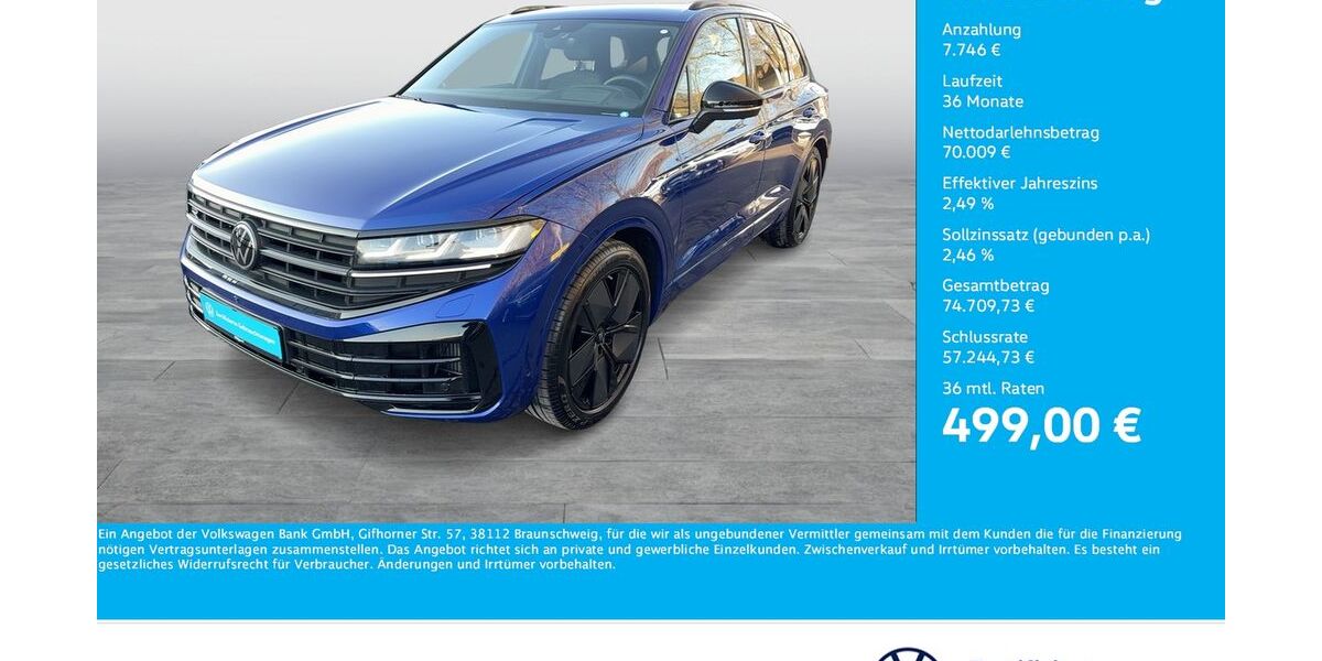 VW Touareg 4.990 km 77.755 &euro; Dortmund 44379