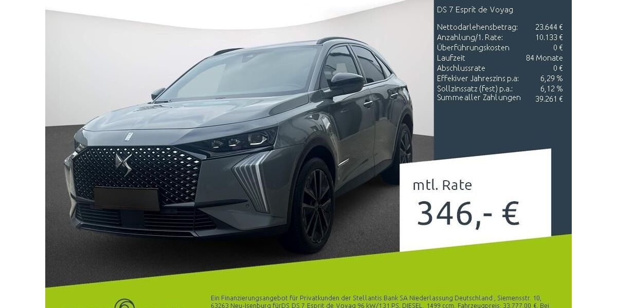 DS Automobiles DS7 (Crossback) 25.672 km 33.777 &euro; Dülmen 48249