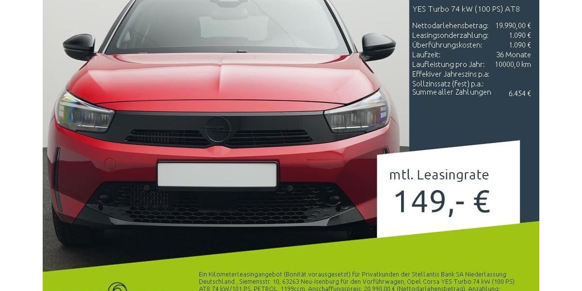 Opel Corsa 1.500 km 18.970 &euro; Dülmen 48249