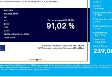 VW ID.3 54.022 km 20.870 &euro; Dortmund 44379