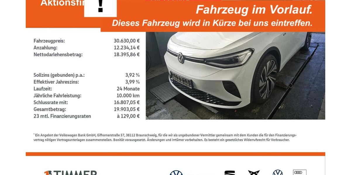 VW ID.5 53.435 km 30.630 &euro; Dülmen 48249