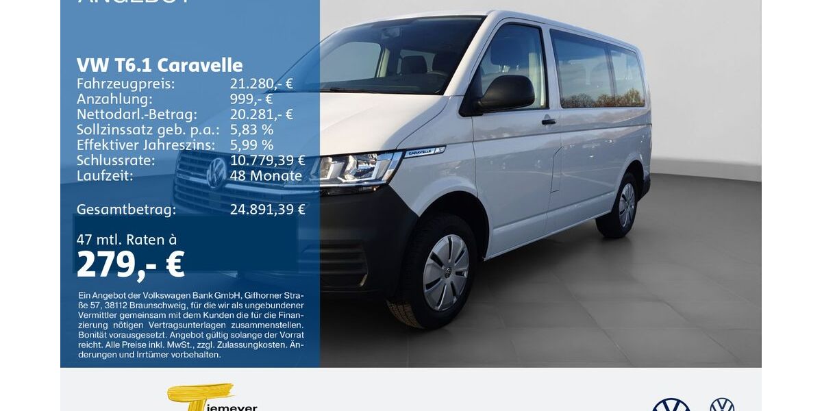 VW T6 Caravelle 105.806 km 21.280 &euro; Castrop-Rauxel 44575