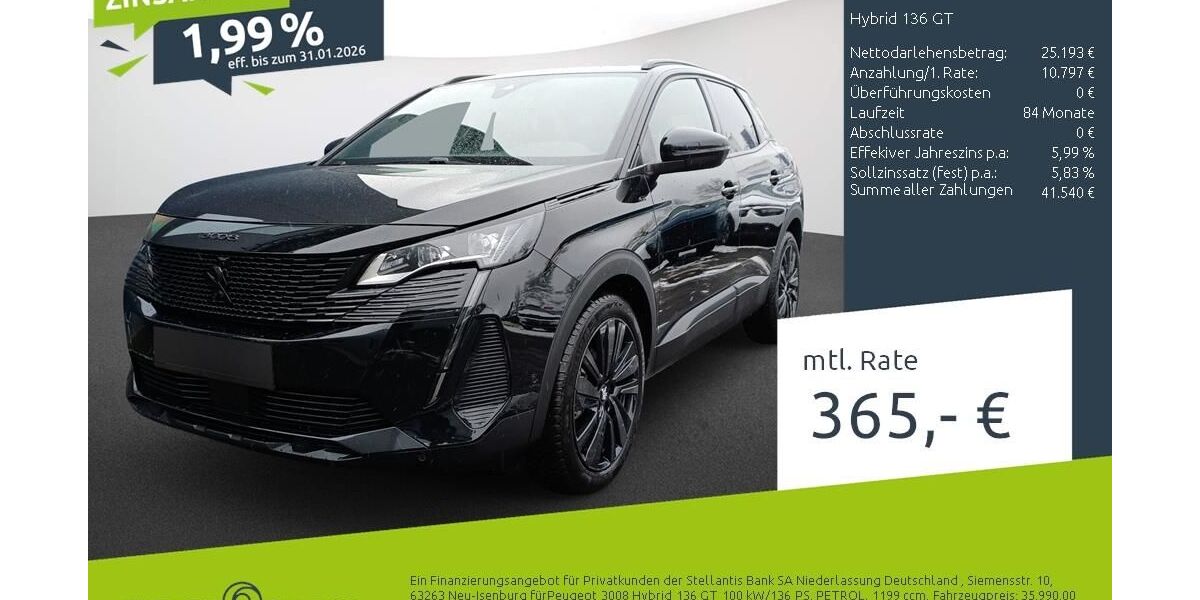 Peugeot 3008 18.774 km 35.444 &euro; Dülmen 48249