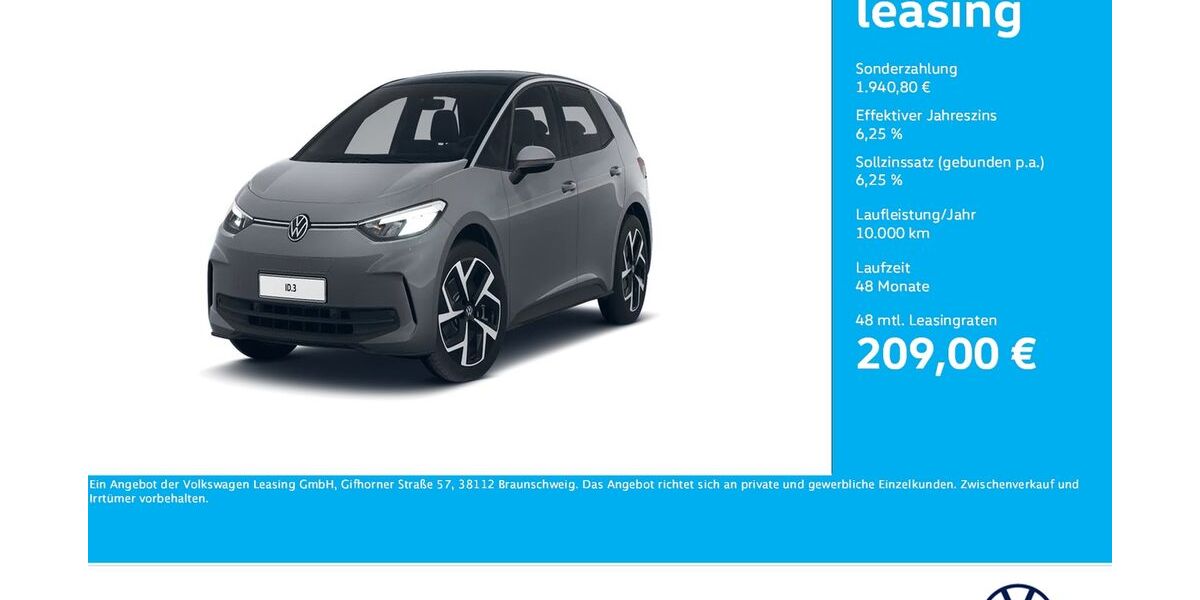 VW ID.3 29.896 km 22.670 &euro; Unna 59423