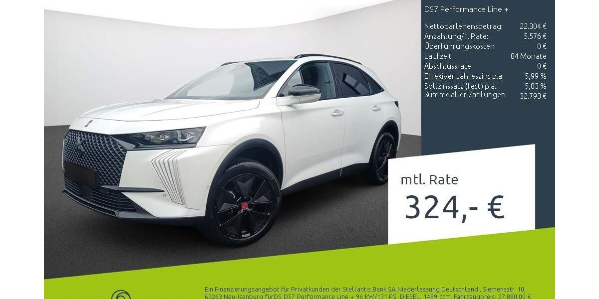 DS Automobiles DS7 (Crossback) 52.970 km 27.880 &euro; Dülmen 48249