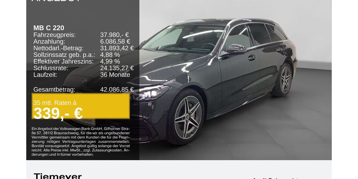 Mercedes-Benz C 220 37.005 km 37.980 &euro; Bochum 44809