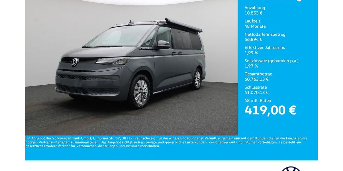 VW T7 California 9.855 km 67.517 &euro; Dortmund 44379