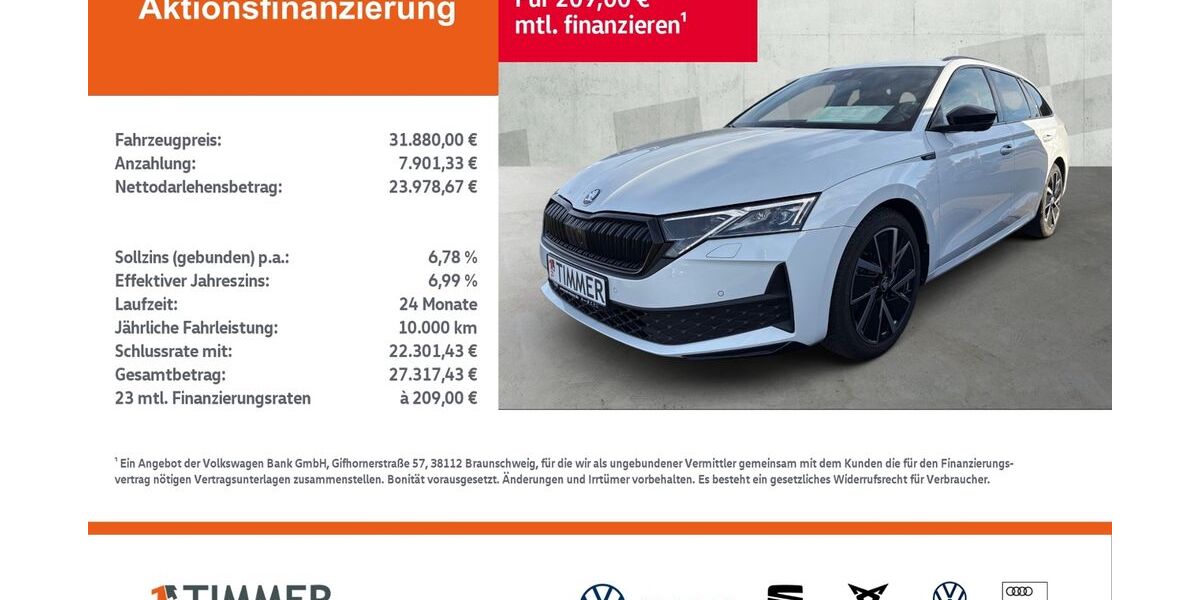 Skoda Octavia 21.135 km 31.880 &euro; Dülmen 48249