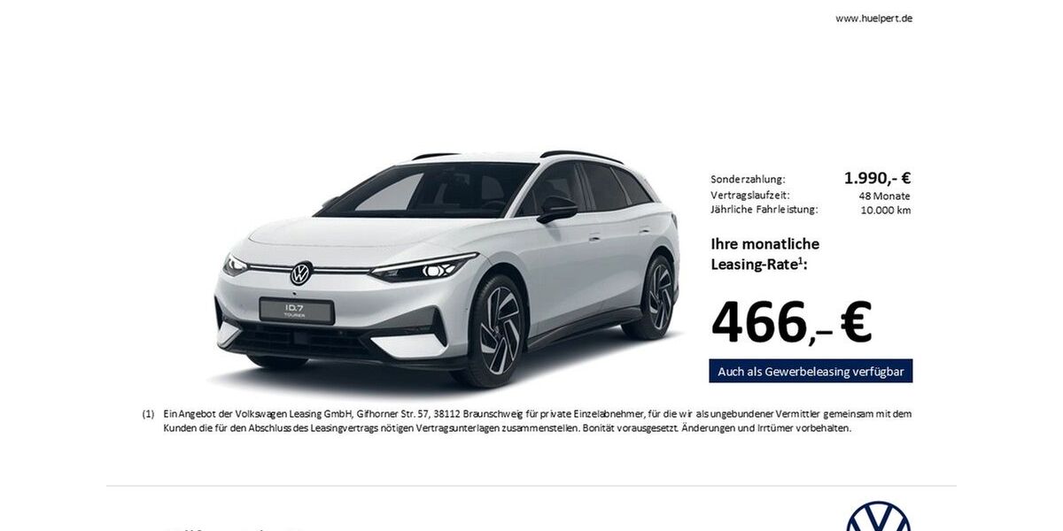 VW ID.7 6.237 km 53.288 &euro; Unna 59423